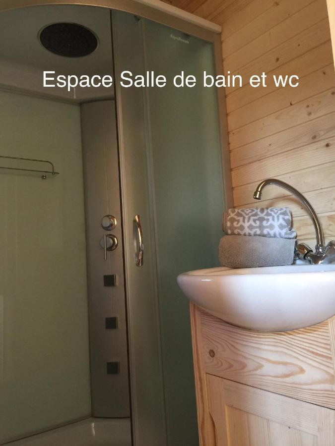 Roulottes Du Chalet Des Pins Rougeou エクステリア 写真
