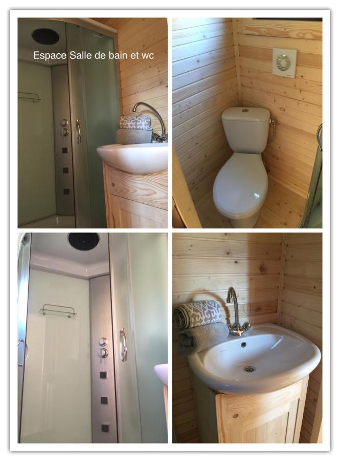 Roulottes Du Chalet Des Pins Rougeou エクステリア 写真