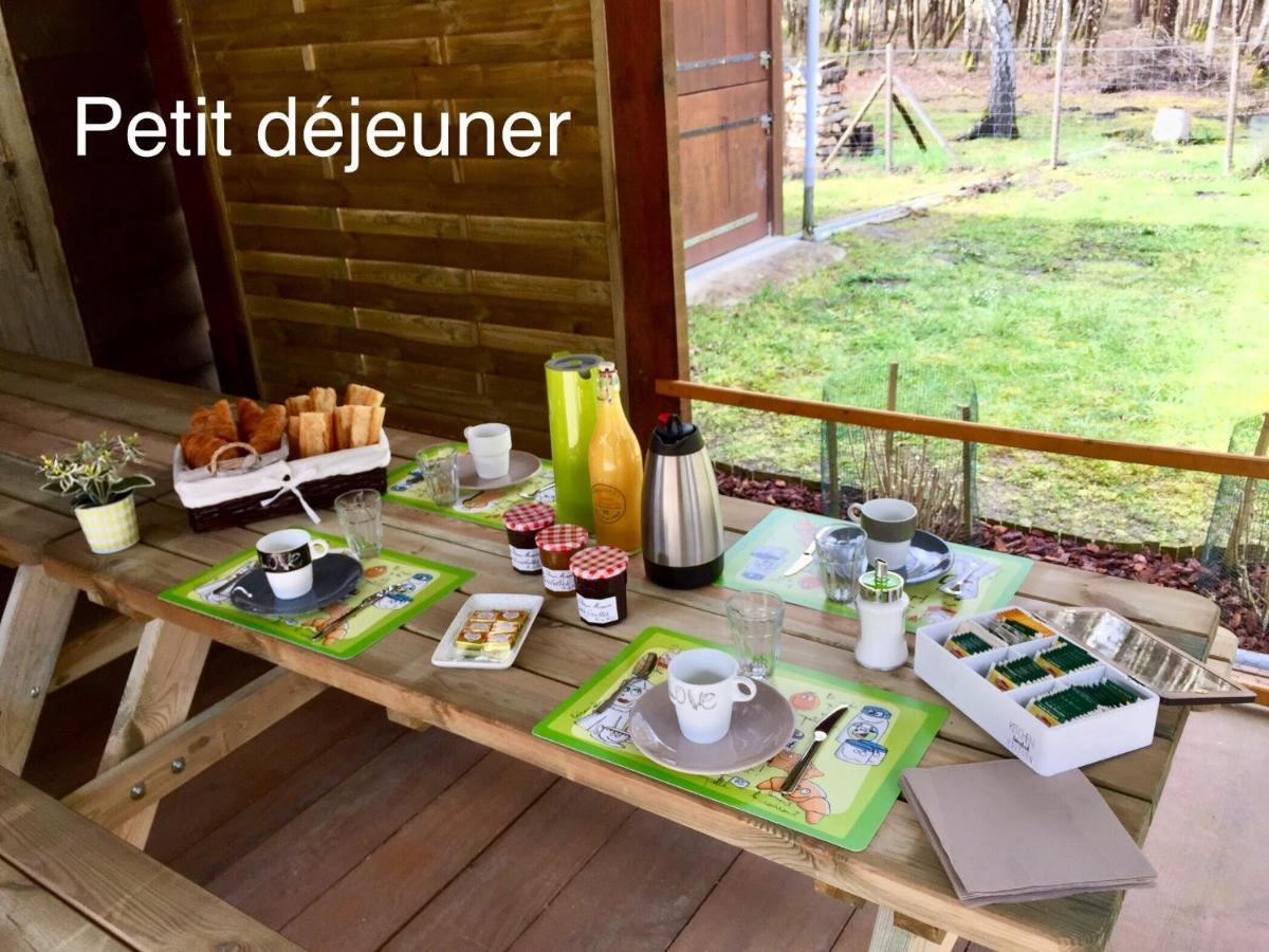 Roulottes Du Chalet Des Pins Rougeou エクステリア 写真