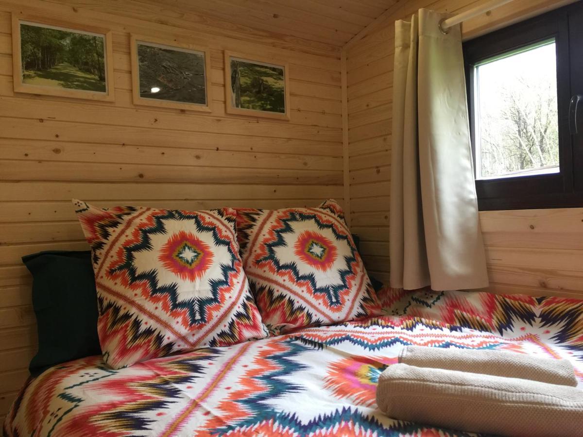 Roulottes Du Chalet Des Pins Rougeou エクステリア 写真