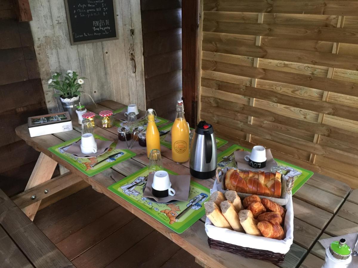 Roulottes Du Chalet Des Pins Rougeou エクステリア 写真
