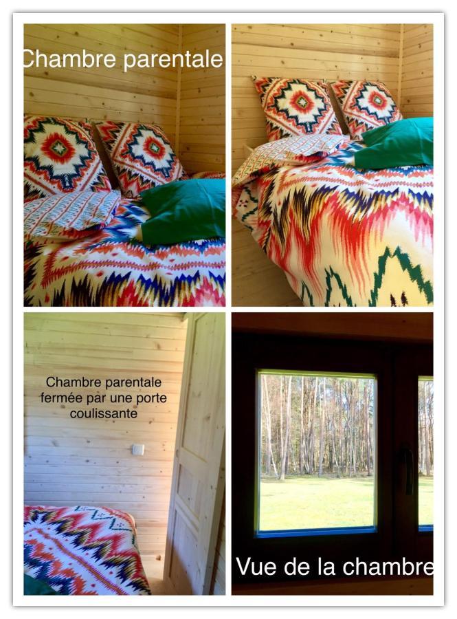 Roulottes Du Chalet Des Pins Rougeou エクステリア 写真