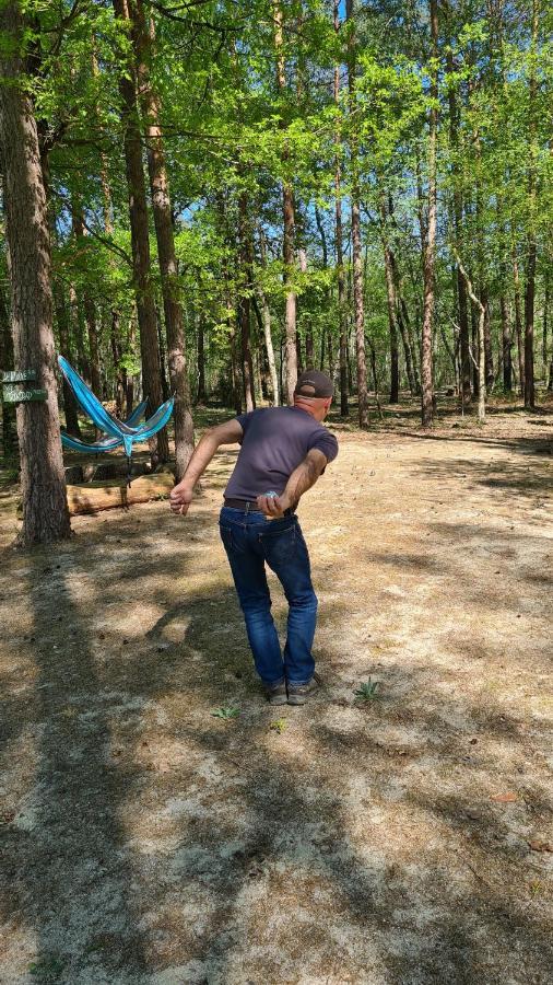 Roulottes Du Chalet Des Pins Rougeou エクステリア 写真